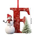 thumbnail image 2 of Viflosae Christmas Tree Hanging Ornaments 26 Letters Christmas Tree Decoration Pendant Christmas Tree Ornaments Personalized DIY Christmas Ornaments Christmas Decoration Xmas, 2 of 2