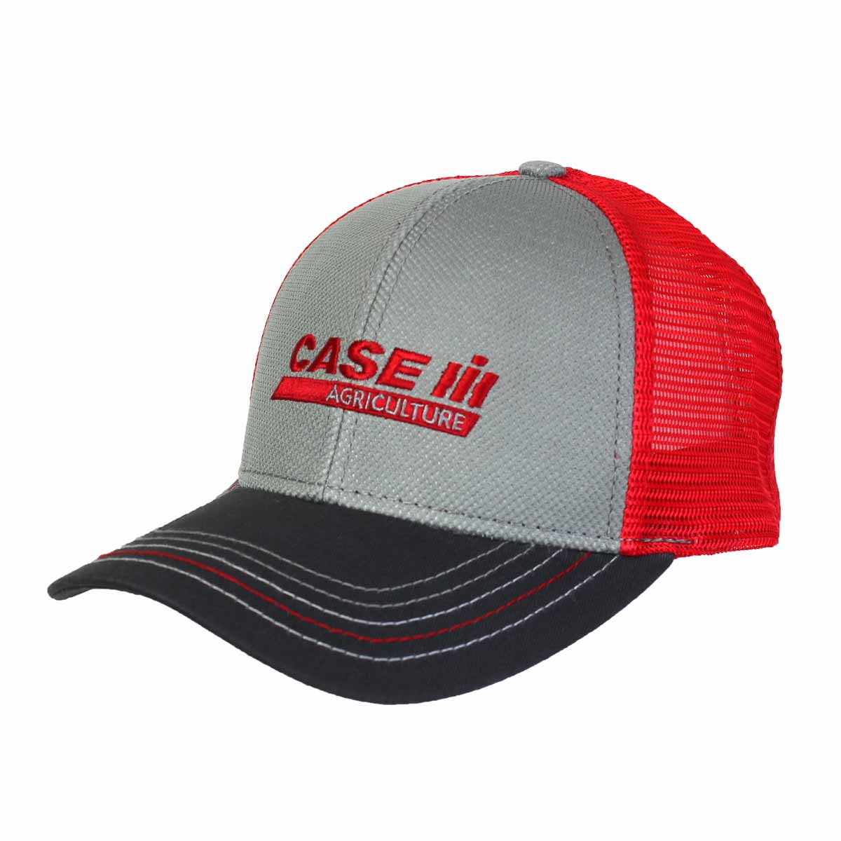 Case IH Logo Red/Black Cap with Grey 