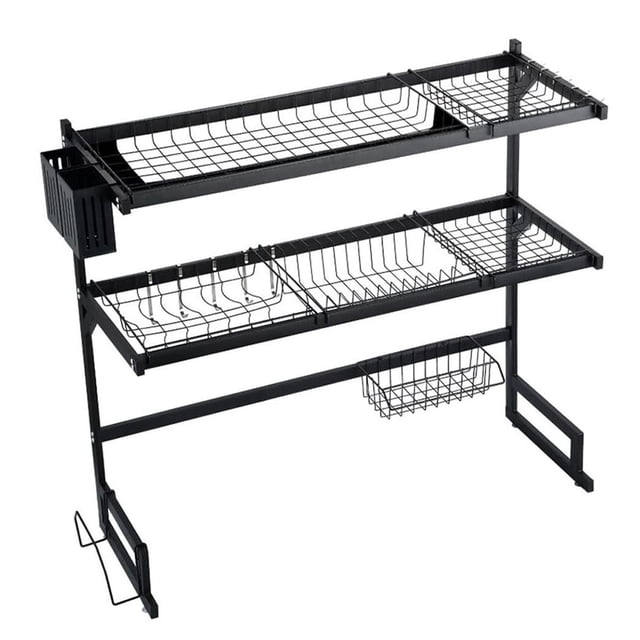 Escurridor de Trastes Elegate Acero Inoxidable Sobre Fregadero 85x80x30 cm