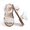 White, variant on Girls Sandals Girls Sandals For Toddlers Soft Sole Glitter PU With Flower Weaving Design Casual Summer Shoes For Baby To Ages 1 6 Years Sizes 21 Toddlers(15-18 Months)