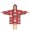 Red Christmas Tree, variant on Red Christmas Tree and Snowflake Pattern Blanket Hoodies for Kids 6-13YR Oversize Wearable Blanket Hoodies for Boys Girls Teens