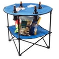 thumbnail image 7 of 2-Tier Folding Camp Table with 4 Cupholders and Carrying Bag by Wakeman Outdoors, 7 of 7