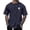 Marine, variante sur T-shirts pour Hommes Été Décontracté avec Imprimé Arbre Manches Courtes Col Rond pour Usage Quotidien