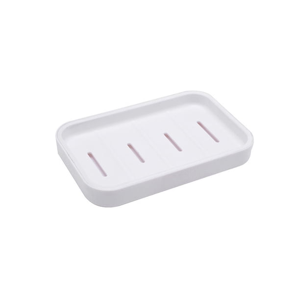 Porta Jabón de Doble Capa con Drenaje, Ahorrador de Jabón, Bandeja con Autodrenado para Baño, Ducha, Accesorios de Cocina, Juego de 2 Piezas