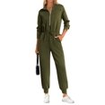 thumbnail image 1 of Mono Enterizo PRETTYGARDEN Verde Militar Talla Grande, 1 of 8