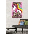 thumbnail image 2 of Ellie Ripberger Unicorn - Happy 5th Birthday Wall Poster, 22.375" x 34", 2 of 3