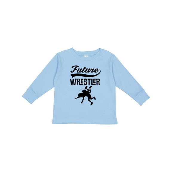Inktastic Wrestling Future Wrestler Boys Long Sleeve Toddler T-Shirt