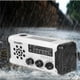 thumbnail image 2 of Radio de emergencia al aire libre manivela impermeable, carga solar, linterna de luz fuerte, Radio B, 2 of 4