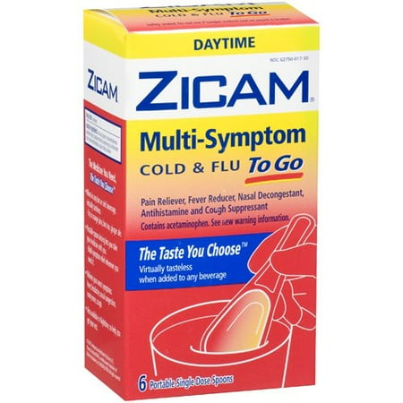 Zicam Zicam Cold & Flu To Go, 6 ea