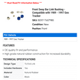 thumbnail image 2 of Front Sway Bar Link Bushing - Compatible with 1989 - 1997 Geo Tracker 1990 1991 1992 1993 1994 1995 1996, 2 of 2