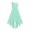 Mint Green, variant on Miutii Kids Girls Sleeveless Chiffon Junior Bridesmaid Dresses Shiny Sequins Asymmetrical Hem Evening Navy Blue 6