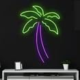 thumbnail image 3 of Handmadetneonsign Custom Palm Tree Led Sign, Palm Tree Neon Sign, Summer Led Light, Tropical Neon, 3 of 5