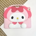 thumbnail image 6 of Kitty Kuromi Melody for iPad (A16) 11th Generation 11 Inch 2025, iPad 10th Generation 10.9 inch 2022 Case Silicone 3D Cartoon Protective Cover with Handle & Shoulder Strap for Kids Girls Women, 6 of 9