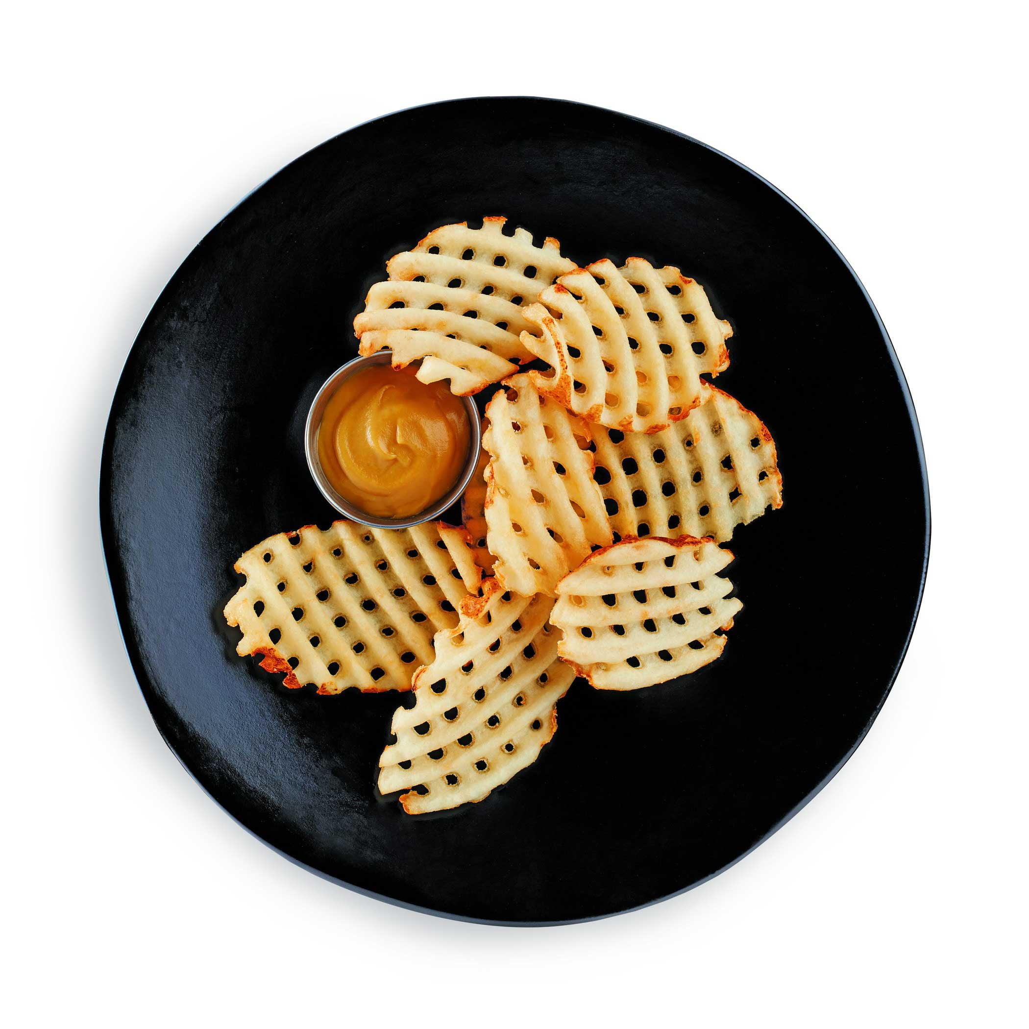 McCain Ore Ida Cross Trax Waffle Potato Fry, 4.5 Pound -- 6 per case.