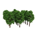 thumbnail image 2 of Guardoinrt 20Pcs Plastic Model Tress Train Railroad Scenery Props Scale 1:150 Kit Green, 2 of 6