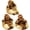 White, variant on Stoneage Arts Buddha - Monk Bring Joyful Energy Evoking The Pictorial Maxim See No Evil, Hear No Evil, Speak No Evil (Red, Buddha, 4 Inch (Set of 3))