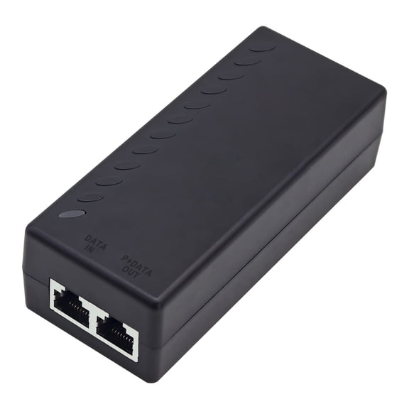 UltraPoE Gigabit PoE Injector, 30W Powerline Ethernet Adapter, Power over Ethernet Injector, 10/100/1000Mbps, 802.3af/at Compliant - up to 100m (328 ft) Range