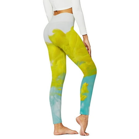 

YOHOME Women Fashion Casual Tie Printing Slim Fit Hip Lift Sports Pants Yoga