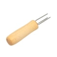thumbnail image 4 of Corn Holder Corn Picks Fruit Forks BBQ Cooking Corn on The COB Holder Barbecue Butter Holder for Parties Outdoor Bbq Oak Handle, 4 of 8