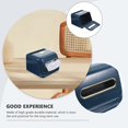 thumbnail image 3 of Tissue Holder Multi Function Paper Holder Napkin Box for Home Use Plastic Blue Easy Placement 1Set, 3 of 4