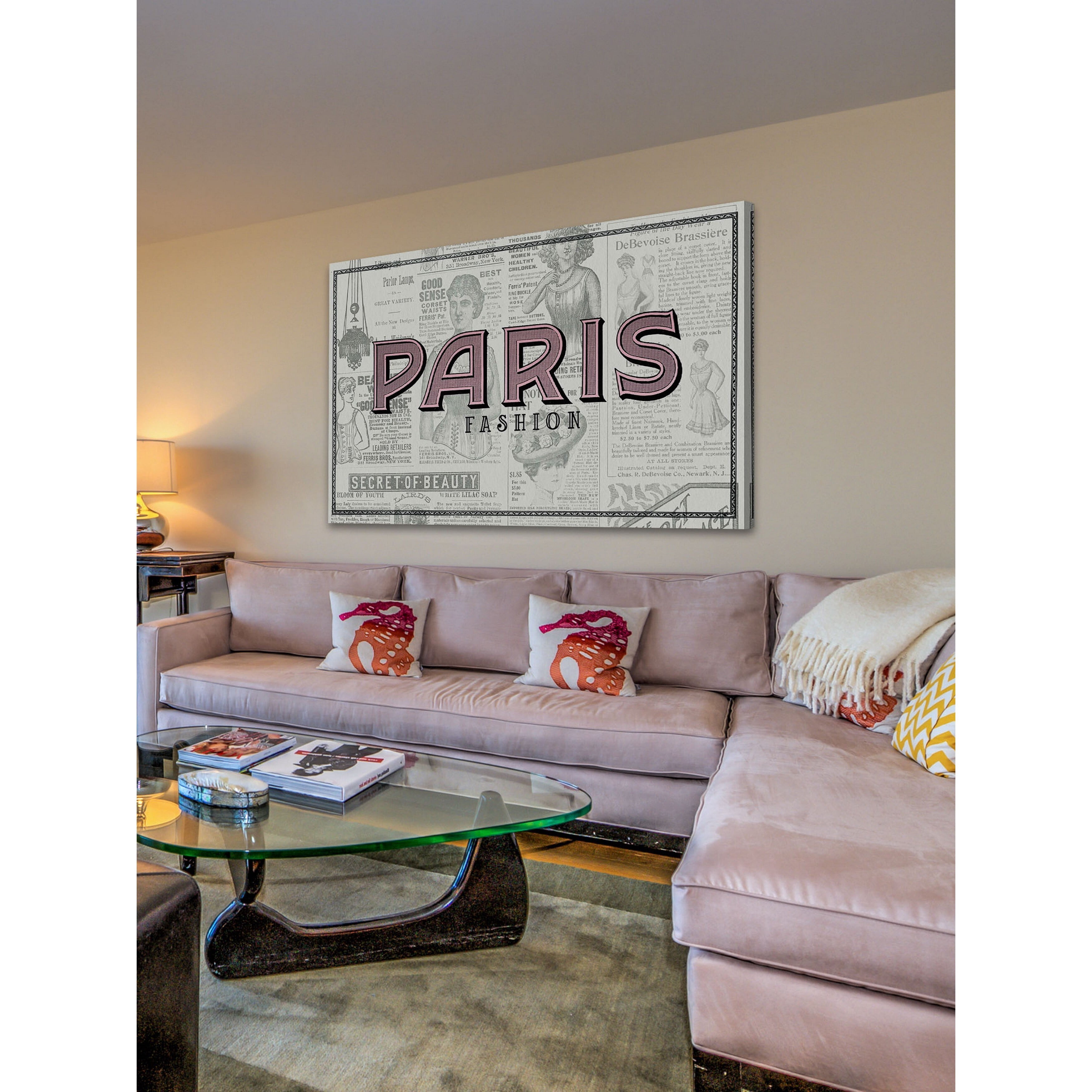 Marmont Hill "Paris Fashion" by Saturday Evening Post Painting Print on Canvas