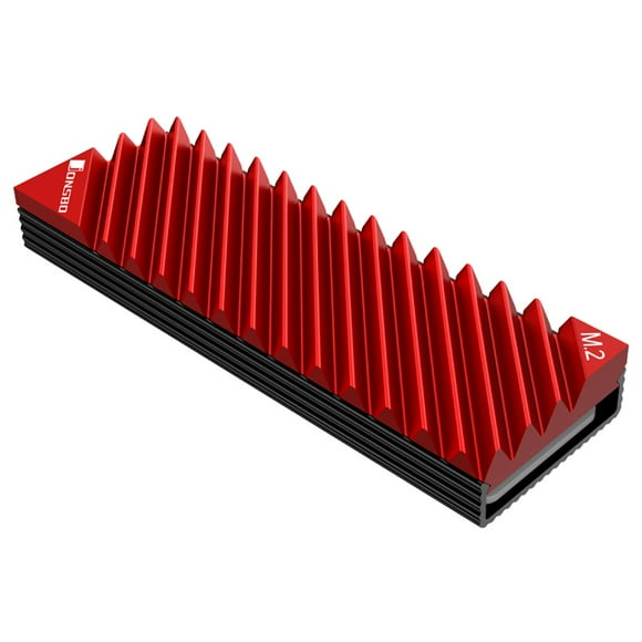 M.2 SSD NVMe Heat Sink M2 2280 Solid State Hard Disk Aluminum Heatsink Gasket with Silicone Thermal Pad PC Accessories Red