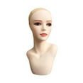 thumbnail image 3 of MERIGLARE Female Mannequin Head for Hairpieces Earrings s Displaying Making Styling L, 3 of 9