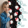 thumbnail image 3 of Blackout Kids Curtains,Black Christmas Santa Pattern Childrens Insulated Curtains Set Of 2,Bedroom Essentials,Toddler Room Decor 52"x84", 3 of 5