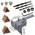 thumbnail image 2 of Fozruso Board Hole Drilling Fixture Straight Hole Drilling Hole Positioning Device Round Joint Assembly DIY, 2 of 3