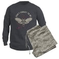 thumbnail image 6 of CafePress - Cicadas Don't Forget To Be Awesome Cicada Insects - Men's Long Sleeve Charcoal Pajama Set, 6 of 7