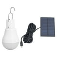 thumbnail image 2 of Solar Powered Light Bulb, Energy Saving Solar Light Bulb Wear Resistant ABS Material Shell  For Outdoor Camping For Emergency, 2 of 8