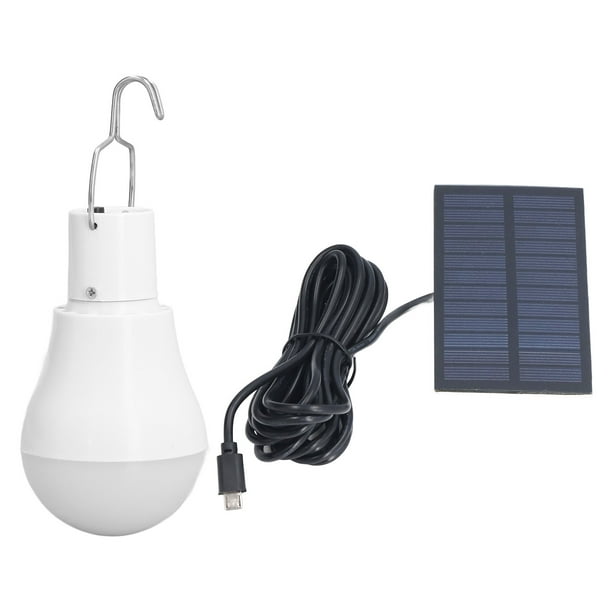 Ampoule à énergie Solaire, Ampoule Solaire à économie D'énergie, Coque En  Matériau ABS, Lumière Blanche, Haute Luminosité Avec Crochet D'urgence Pour  Le Camping En Plein 