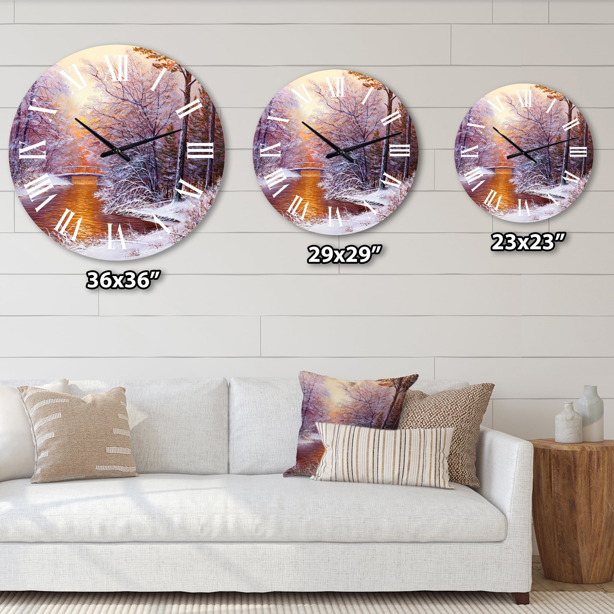 Designart 1 in Traditional Wall Clock
