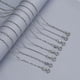 thumbnail image 5 of Cadena de plata de ley 925 con serpiente de agua ondulada 40cm / 45cm Collar de cadena 0 7/0 8mm Dc06-tamaño 40 Cm, 5 of 5