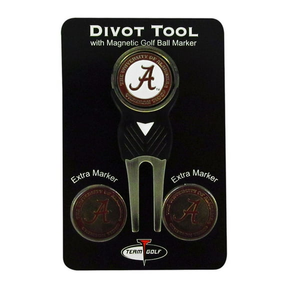 Alabama Crimson Tide Divot Golf Tool and 3 Markers