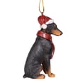 thumbnail image 3 of Design Toscano Doberman Pinscher Holiday Dog Ornament Sculpture, 3 of 8