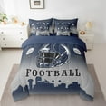thumbnail image 2 of Jejeloiu Dallas Twin Bedding Sets,7-Piece,Rugby Sports Bedding Comforter Set,American Football City Sheet Sets,Breathable Room Decorative Reversible, 2 of 7