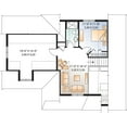 thumbnail image 4 of 728-3507: Traditional Craftsman 2 Bed, 2 Bath Luxury Home Plan, 1348 Sq Ft: Full Blueprints with License to Build by Home Plan Marketplace - Lesuto, 4 of 4