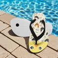 thumbnail image 3 of FUIALDOLG Boy Flips Flops for Kids Cute Chicken Rooster Print Child Slip-on Thong Sandals Kid Boys Slides Water Shoes for Beach Swim Pool Size 3, 3 of 7