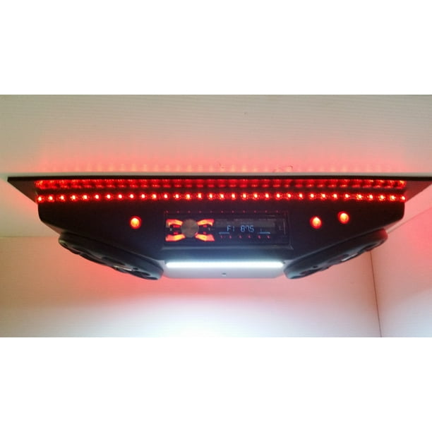 Polaris RZR 1000 Overhead Console Stereo Radio 6.5" Speakers UTV Ranger