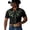 L175-Black, variant on xfsWaSs Stylish Shirts For Men Western Cowboy Shirt Printed Casual Button Down Short Sleeve Shirts Comfortable Fit Blouses Festival Party Tops