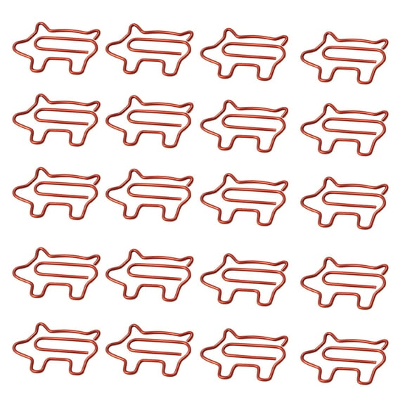 Tyeign Animal Paper Clips, Paper Clips for teens Animal Shaped Paperclip Fun Paper Clips Assorted Colors Paperclip Coated Paper Clips Bookmark Clips Office Supplies for Document Organizing 20 Counts