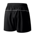 thumbnail image 6 of Lyrcatrment Mens Gym Shorts Elastic Waist Drawstring Basketball Running Athletic Shorts with Zipper Pockets, 6 of 9