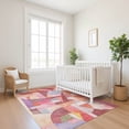 thumbnail image 7 of Addison Rugs Mayfield Premium Machine Washable Transitional Abstract Paprika Rectangle Rug, 3' x 5', 7 of 7