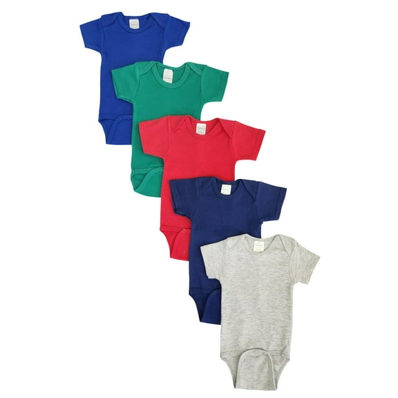 Unisex Baby 5 Pc Onezies