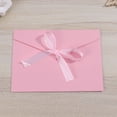 thumbnail image 3 of Retro Creative Bow Invitation Cards with Elegant Ribbon Design for Special Events 10 Pcs Pink, 3 of 8