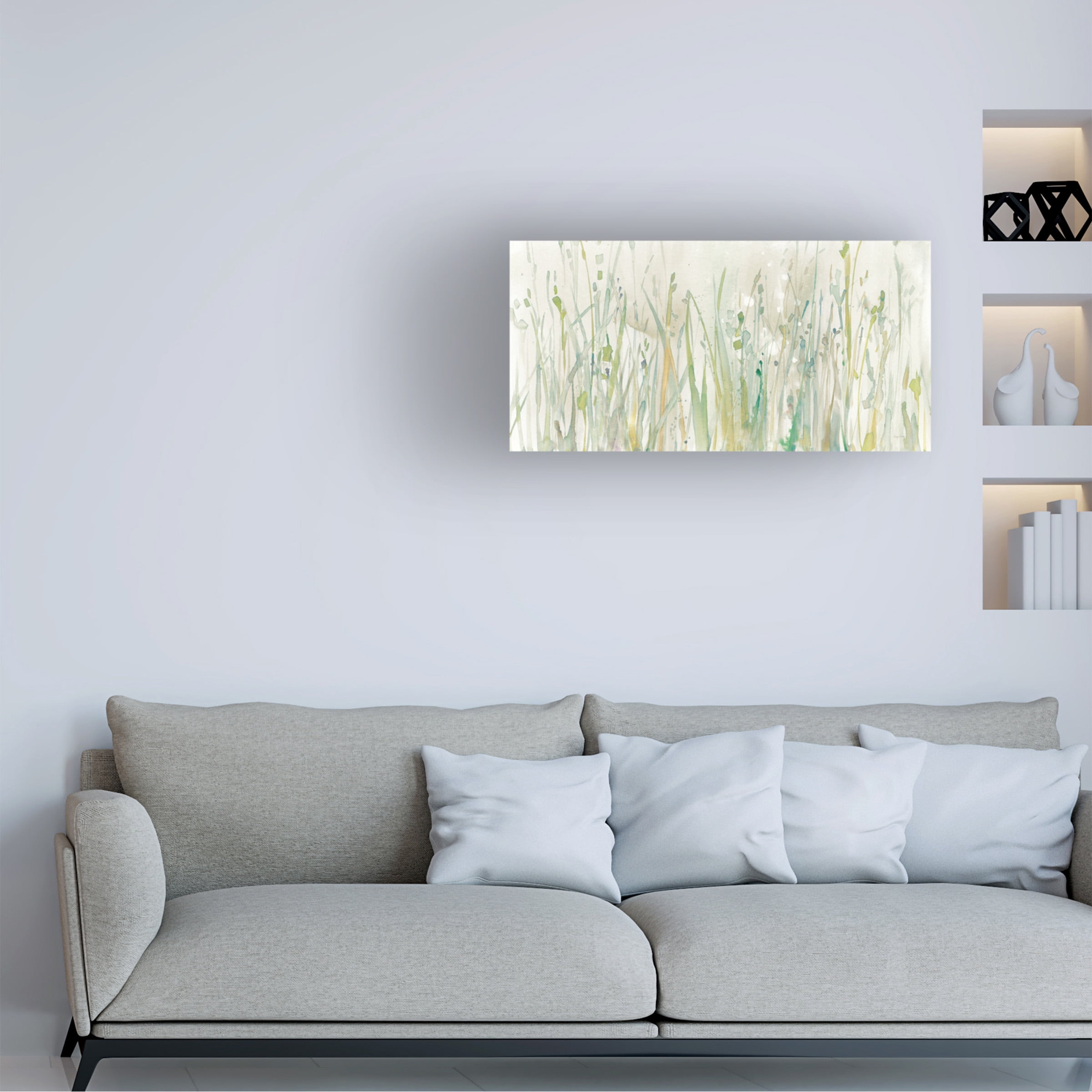 Avery Tillmon 'Autumn Grass Green' Canvas Art