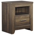 thumbnail image 1 of Design Signature par Ashley Juararo Table de Chevet 1 Tiroir en Brun Foncé, 1 of 1
