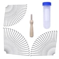 thumbnail image 4 of stanreset 60pcs 3 Sizes Felting Kit with Clear Bottle and Wooden Handle DIY Pin Craft Felt Tool Set, 4 of 8