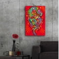 thumbnail image 6 of Epic Art 'Red Dragon' by Dean Russo, Acrylic Glass Wall Art, 24"x36", 6 of 8
